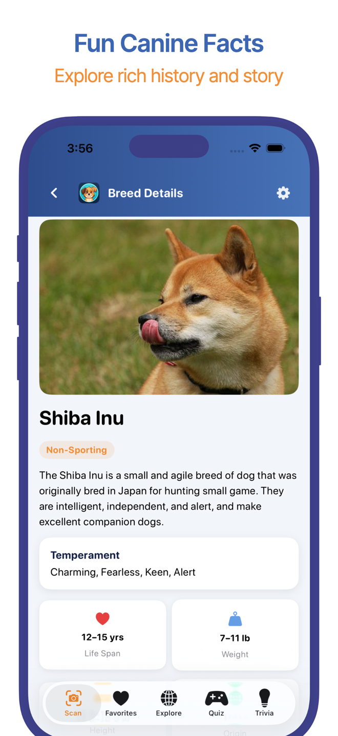 Barkpedia app screen 3