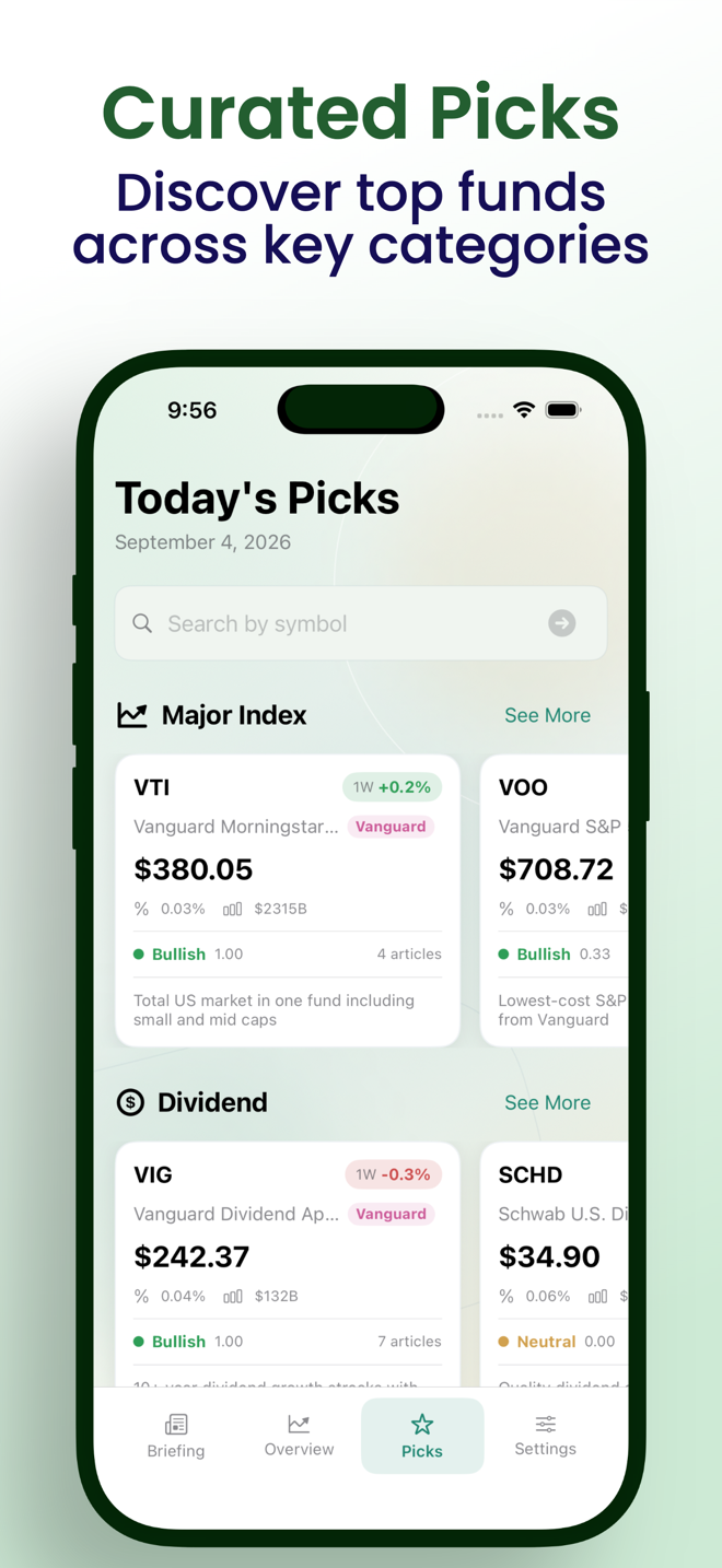 ETFWise app screen 5