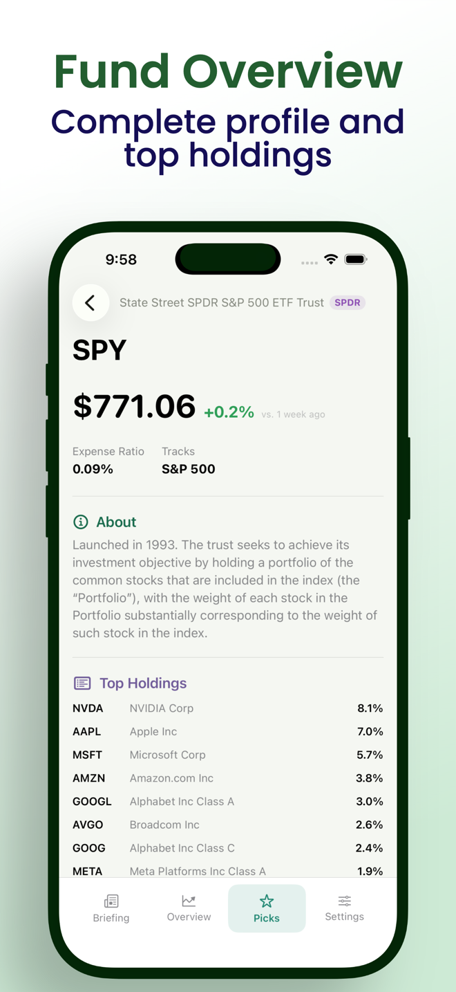 ETFWise app screen 8