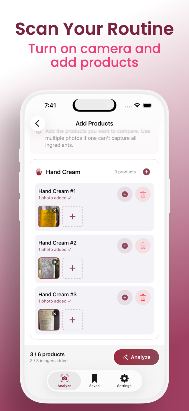 FormuLens app screen 4