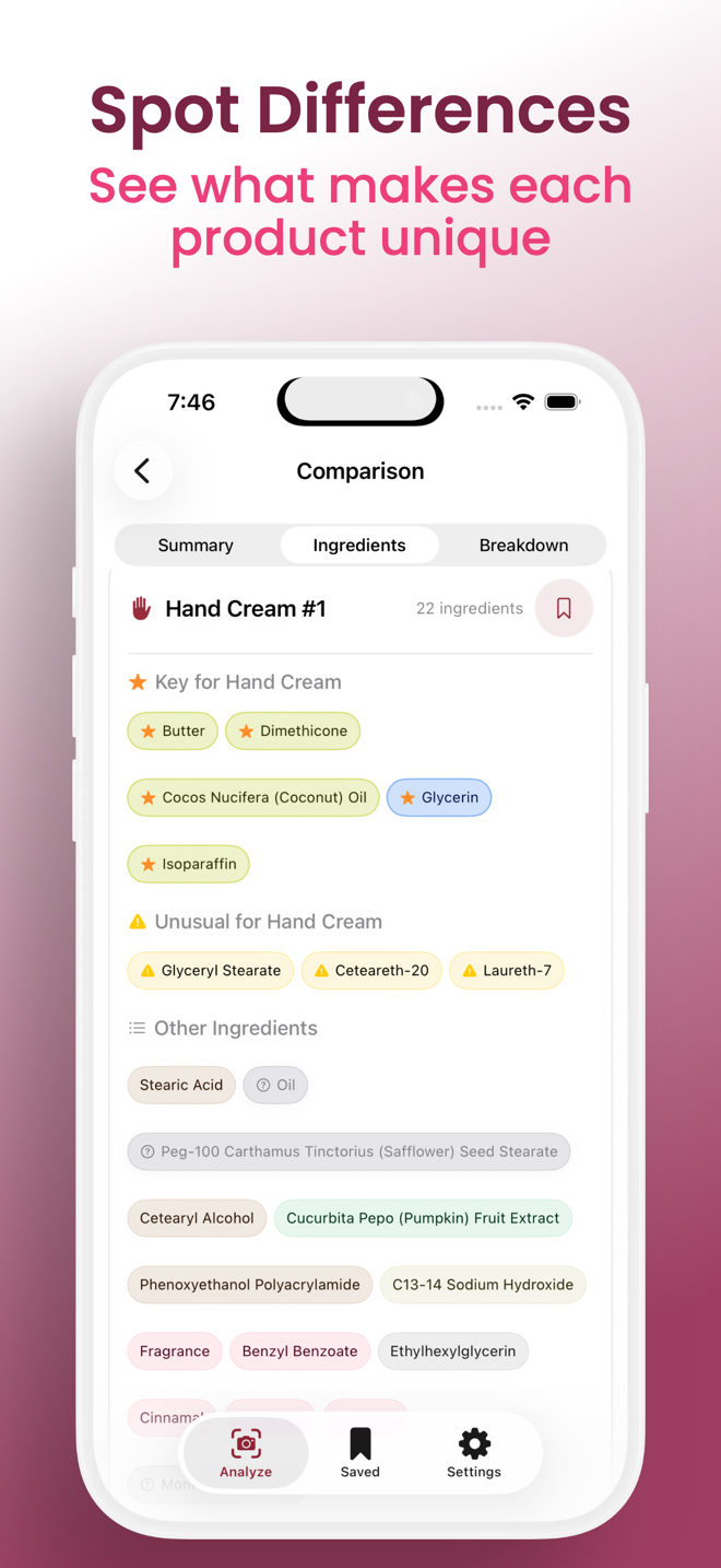 FormuLens app screen 7