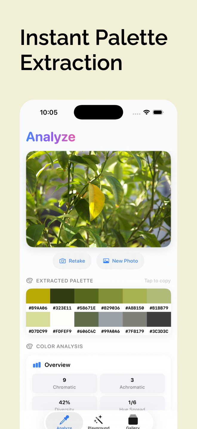 Huepick app screen 4