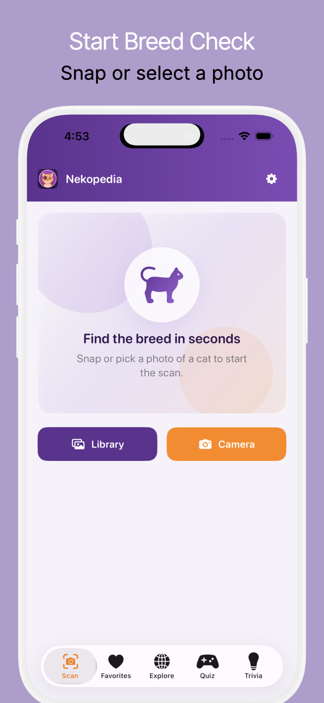 Nekopedia app screen 2