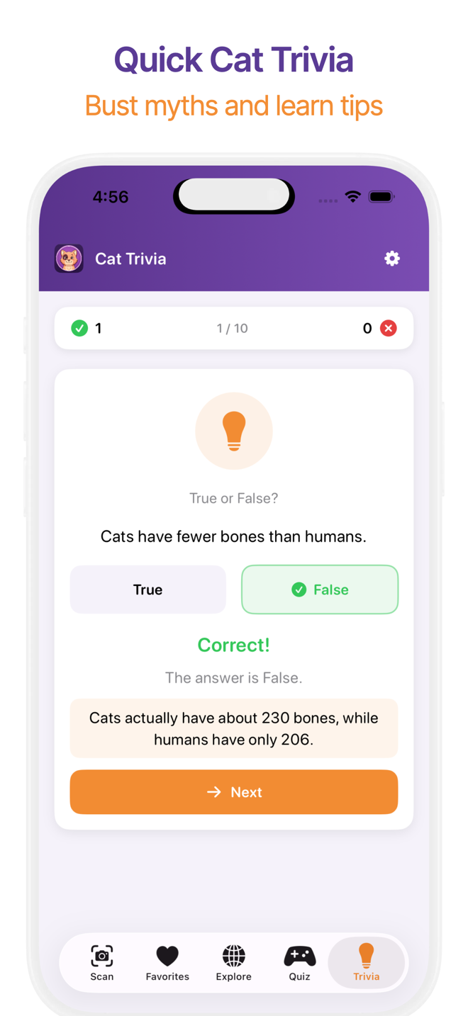 Nekopedia app screen 9