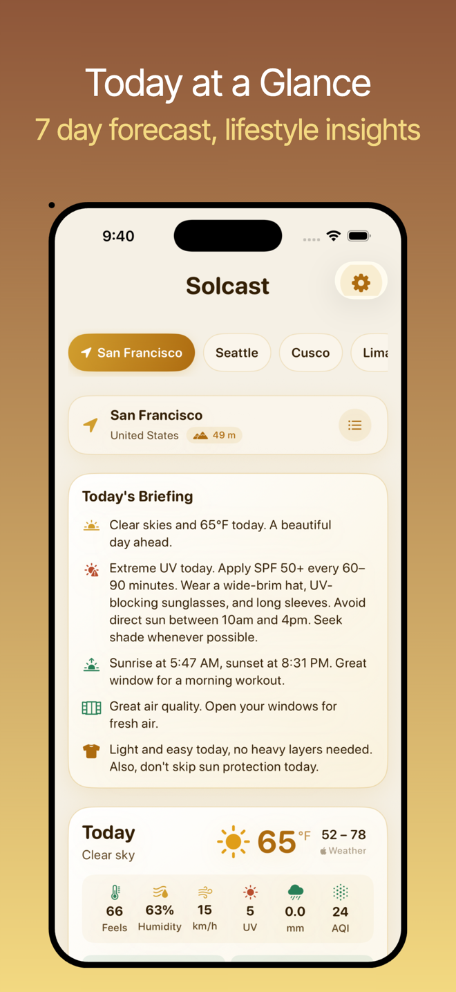 Solcast app screen 2